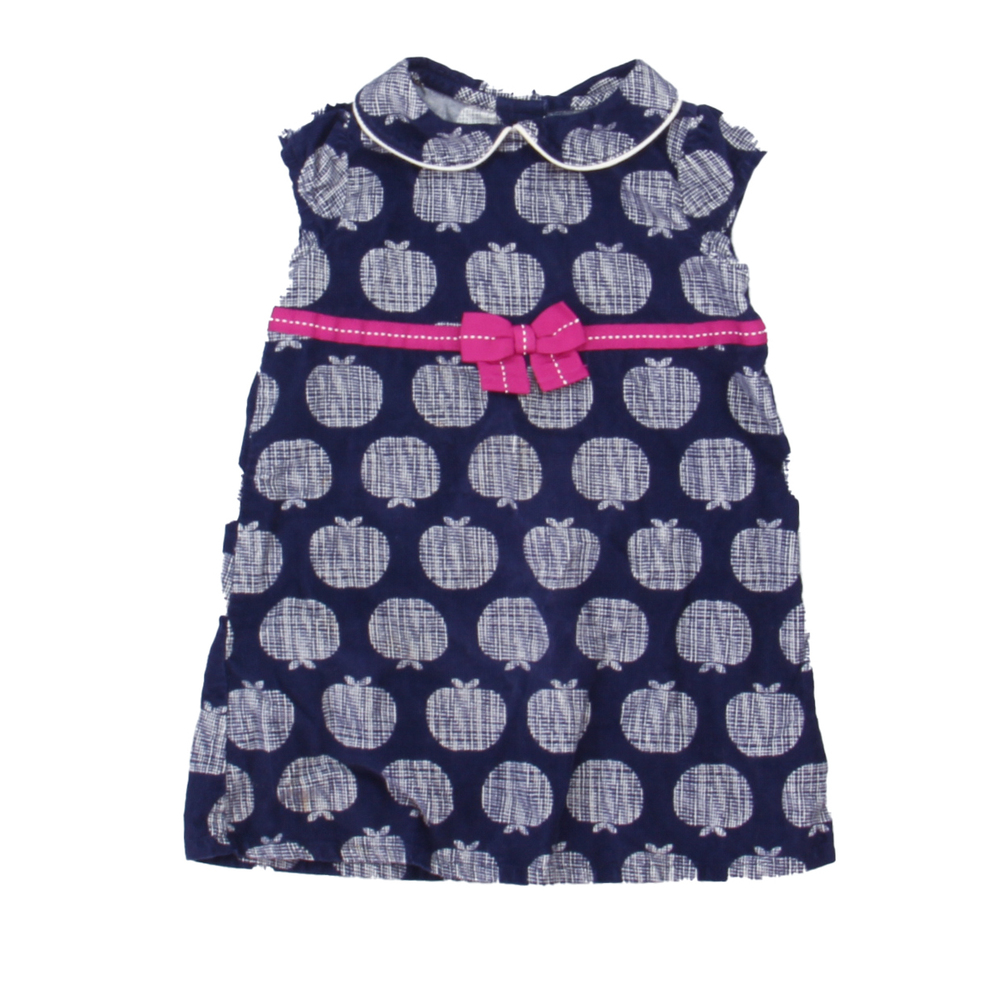 Gymboree Girls Blue Apples Dress size: 12-18 Months